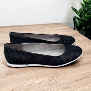AEROSOLES Women’s Flats Black Fabric Slip On Comfort Shoes Size 11